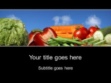 Download veggie diet PowerPoint Template and other software plugins for Microsoft PowerPoint