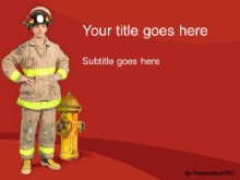 Download fireman and hydrant PowerPoint Template and other software plugins for Microsoft PowerPoint