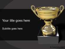 Download gold trophy PowerPoint Template and other software plugins for Microsoft PowerPoint