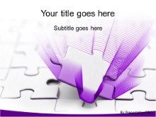 Download piece in place purple PowerPoint Template and other software plugins for Microsoft PowerPoint