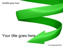 Download spiraling down green PowerPoint Template and other software plugins for Microsoft PowerPoint