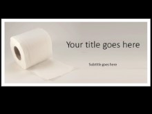 Toliet Paper PPT PowerPoint Template Background