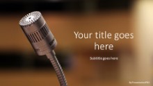 Silver Microphone Widescreen
