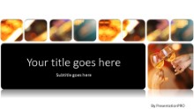 A Toast Widescreen PPT PowerPoint Template Background