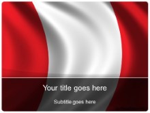 Download peru flag PowerPoint Template and other software plugins for Microsoft PowerPoint