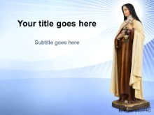 Download religious statue 31b PowerPoint Template and other software plugins for Microsoft PowerPoint