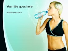Download fitness and water PowerPoint Template and other software plugins for Microsoft PowerPoint
