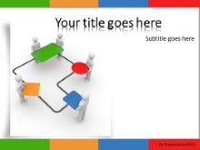 Network Team PPT PowerPoint Template Background