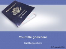 Download usa passport PowerPoint Template and other software plugins for Microsoft PowerPoint