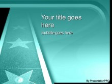 Download walk of fame teal PowerPoint Template and other software plugins for Microsoft PowerPoint