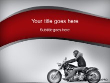 Download motorcycle ride gray PowerPoint Template and other software plugins for Microsoft PowerPoint