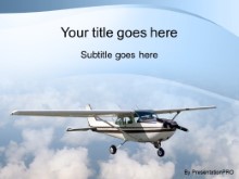 Download single engine plane PowerPoint Template and other software plugins for Microsoft PowerPoint