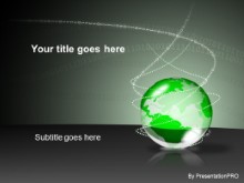Download bin globe green PowerPoint Template and other software plugins for Microsoft PowerPoint