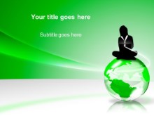 Download globe green PowerPoint Template and other software plugins for Microsoft PowerPoint