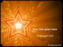 Download stars orange PowerPoint Template and other software plugins for Microsoft PowerPoint