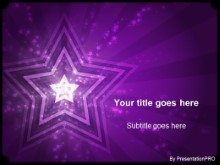 Download stars purple PowerPoint Template and other software plugins for Microsoft PowerPoint