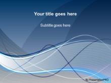 Download swoosh blue PowerPoint Template and other software plugins for Microsoft PowerPoint