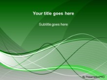 Download swoosh green PowerPoint Template and other software plugins for Microsoft PowerPoint
