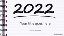 2022 Notebook Paper Widescreen