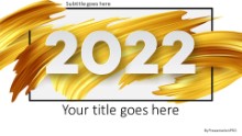 2022 Paint Gold Frame Widescreen