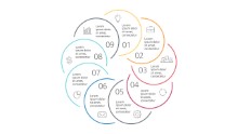 PowerPoint Infographic - Steps Circles 21