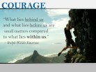 03 - Courage PPT PowerPoint Motivational Quote Slide