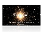 07 - Dreams PPT PowerPoint Motivational Quote Slide