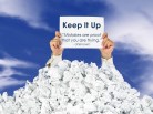 10 - Keep It Up PPT PowerPoint Motivational Quote Slide