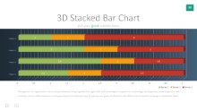 PowerPoint Infographic - 030 - Dark Stacked Bar Chart
