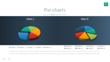 PowerPoint Infographic - 031 - Dark Pie Chart