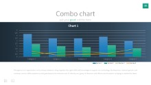 PowerPoint Infographic - 033 - Dark Combo Chart