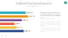 PowerPoint Infographic - 052 - Colored Pencils
