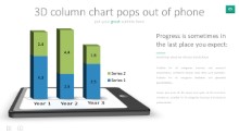 PowerPoint Infographic - 065 - Phone PopUp Graph