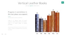 PowerPoint Infographic - 080 - Books Column Graph