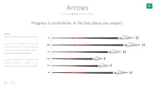 PowerPoint Infographic - 081 - Arrows Bar Graph