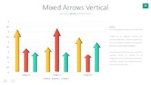 PowerPoint Infographic - 099 - Arrows Bar Graph