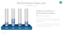 PowerPoint Infographic - 100 - Glass Jars Graph