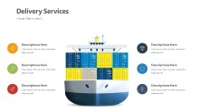 PowerPoint Infographic - Delivery Tanker Infographic Layout