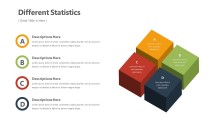 PowerPoint Infographic - Statistics Cubes Infographic Layout