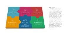 PowerPoint Infographic - Puzzle Rectangle Infographic