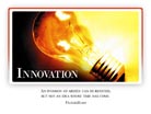 Innovation - Light PPT PowerPoint Motivational Quote Slide