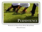 Persistence - Light PPT PowerPoint Motivational Quote Slide