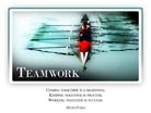 Teamwork - Light PPT PowerPoint Motivational Quote Slide