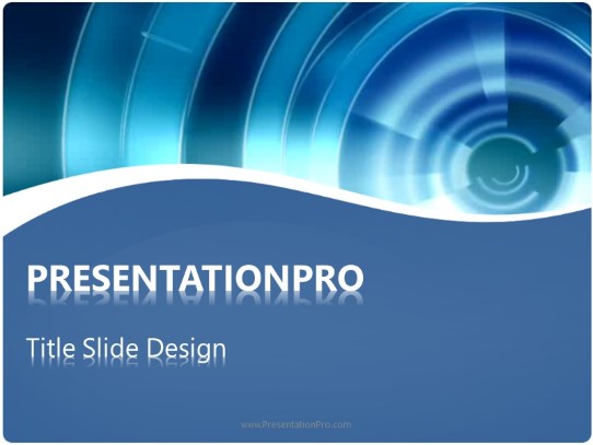 Abstract 0097 PowerPoint Template title slide design
