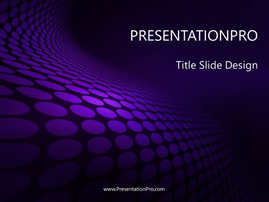 Abc Purple PowerPoint Template title slide design