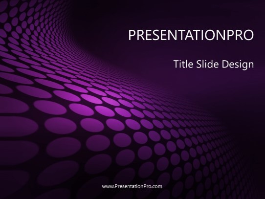 Abc Violet PowerPoint Template title slide design