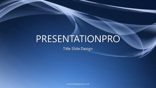 Abstract Painted Strokes Widescreen PowerPoint Template title slide design