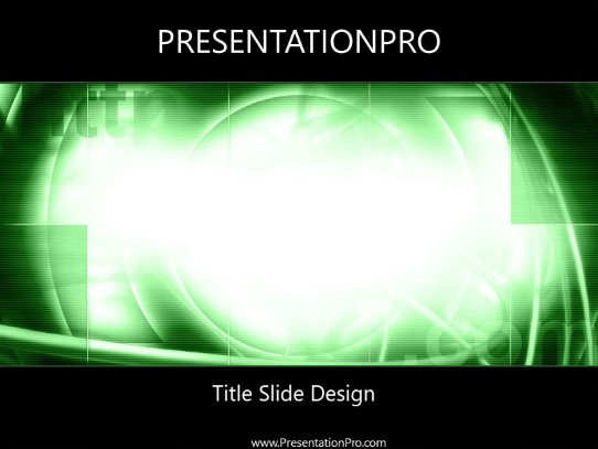 Eglo PowerPoint Template title slide design
