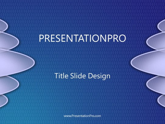 Retro Oval PowerPoint Template title slide design