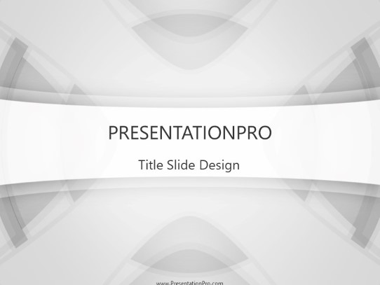 Rims Silver PowerPoint Template title slide design